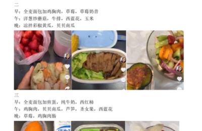 营养减肥食谱 